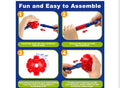 140-Piece Kids Fort Building Kit – STEM Construction Toy for Boys & Girls, Indoor & Outdoor