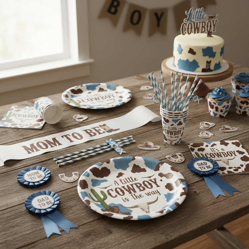 Little Cowboy Party Supplies