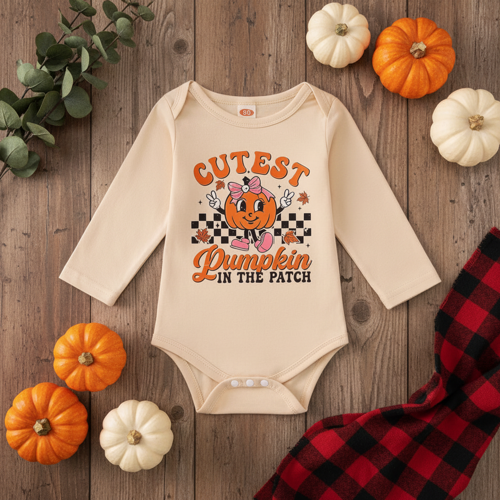 Cutest Pumpkin in the Patch Baby Girl Set