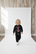 One Year of Joy & Giggles Birthday Sweatsuit Set