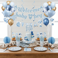 Blue Jean Baby Boy Baby Shower Decor Set